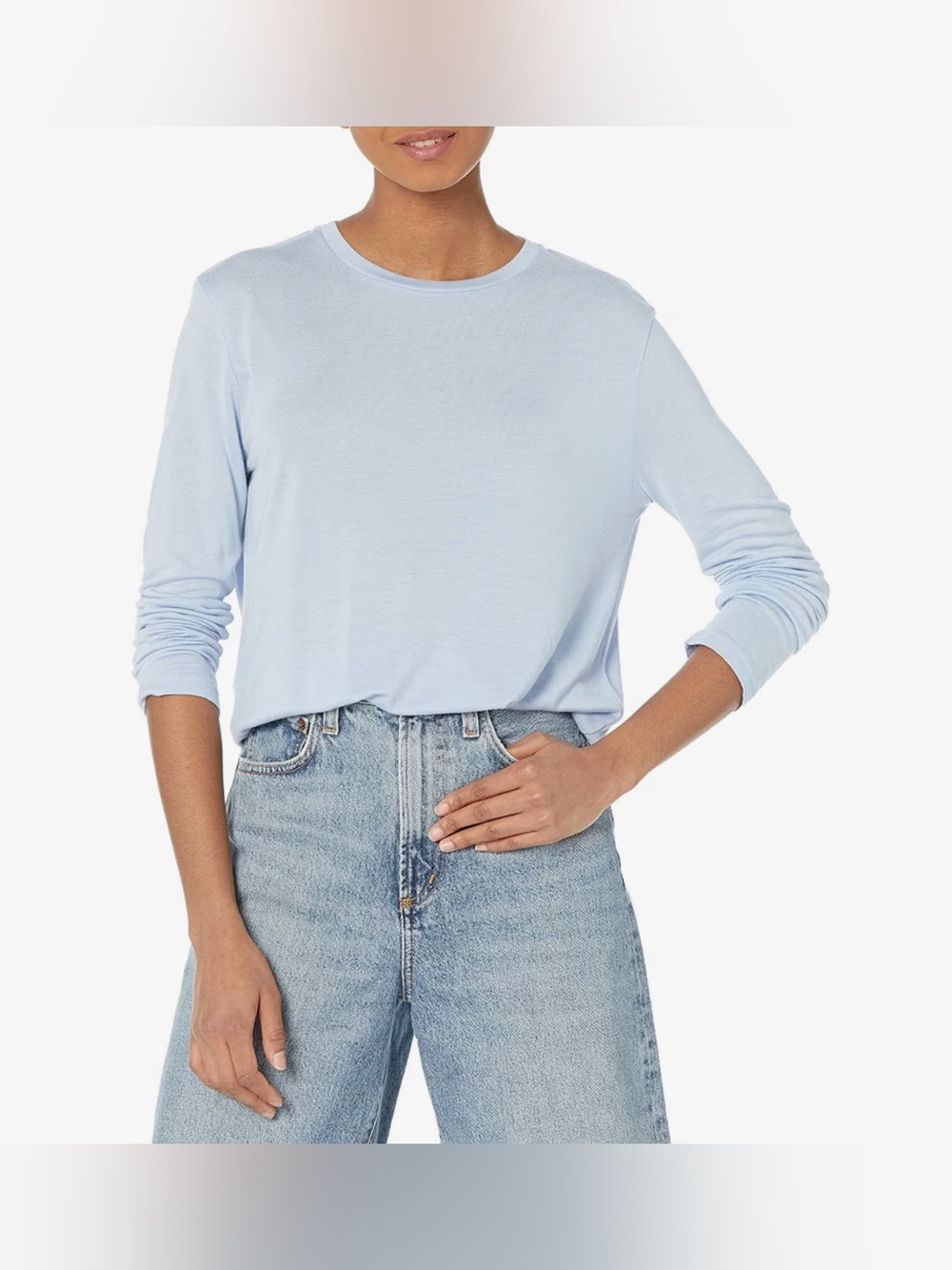 Vince Long Sleeve Easy Tee in XL